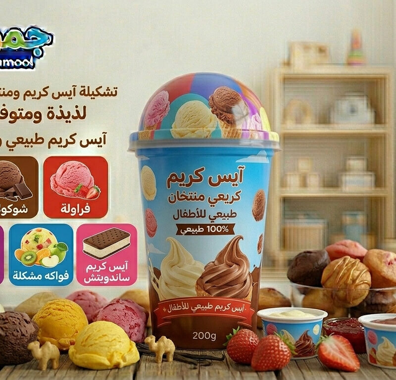 آيس كريم ومنتجات مجمدة