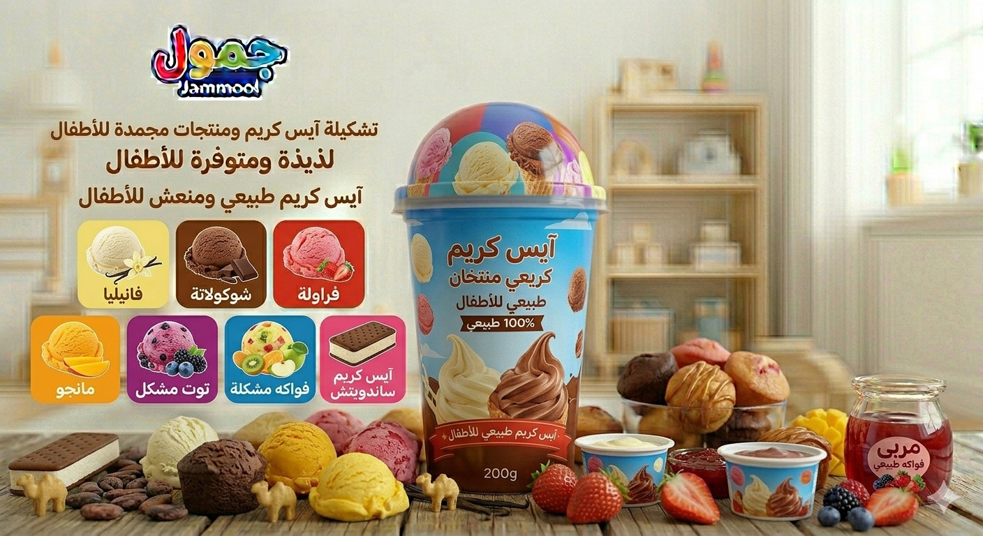 آيس كريم ومنتجات مجمدة