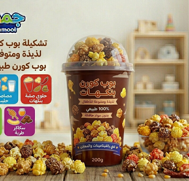 بوب كورن بنكهات
