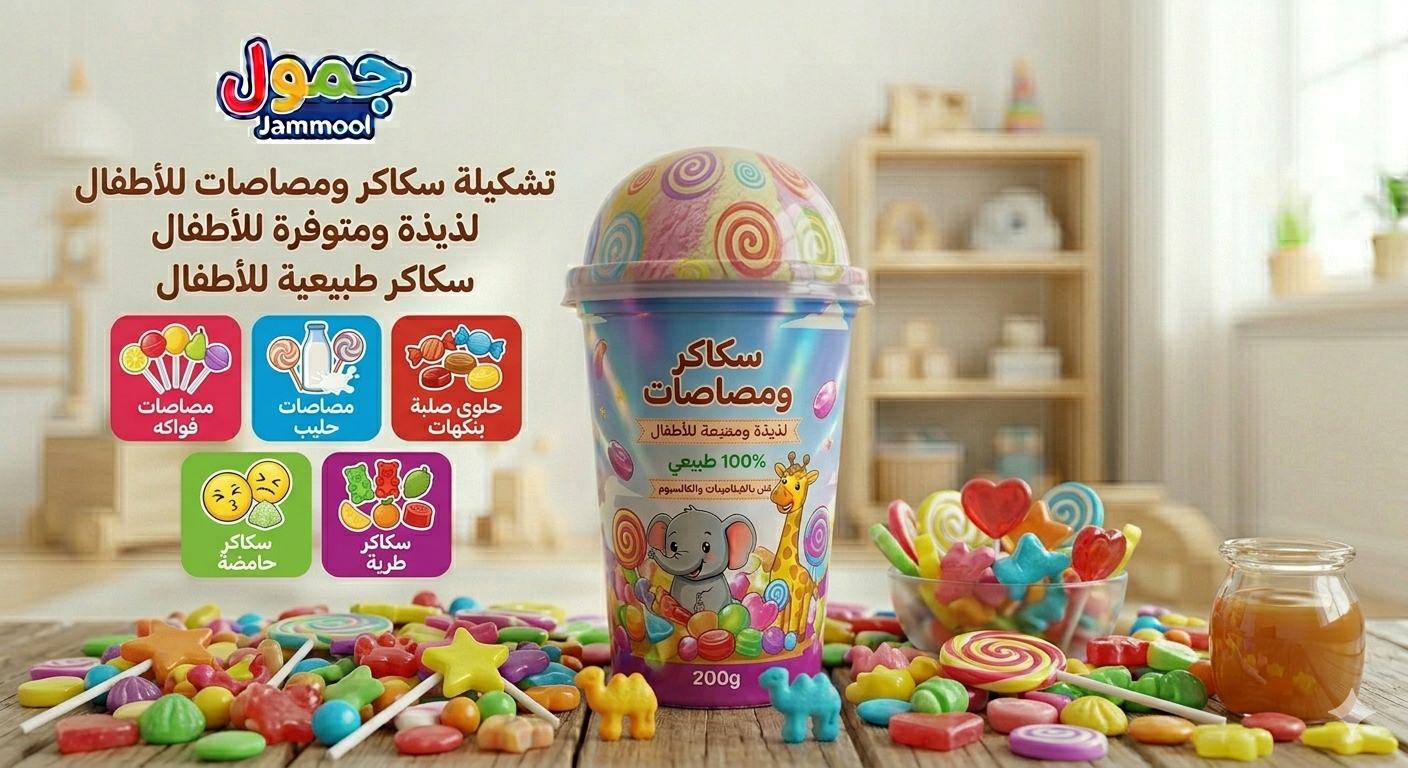 سكاكر ومصاصات