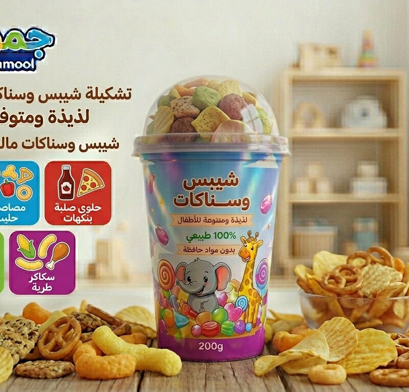 شيبس وسناكات مالحة للأطفال