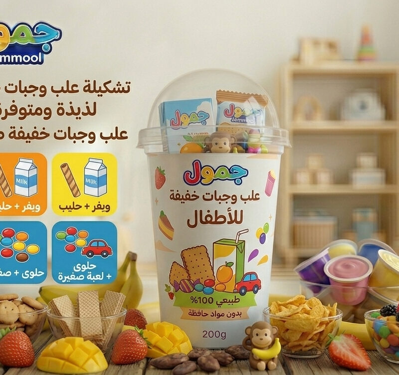 علب وجبات خفيفة للأطفال