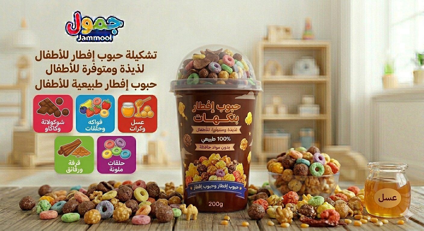 كورن فليكس وحبوب إفطار