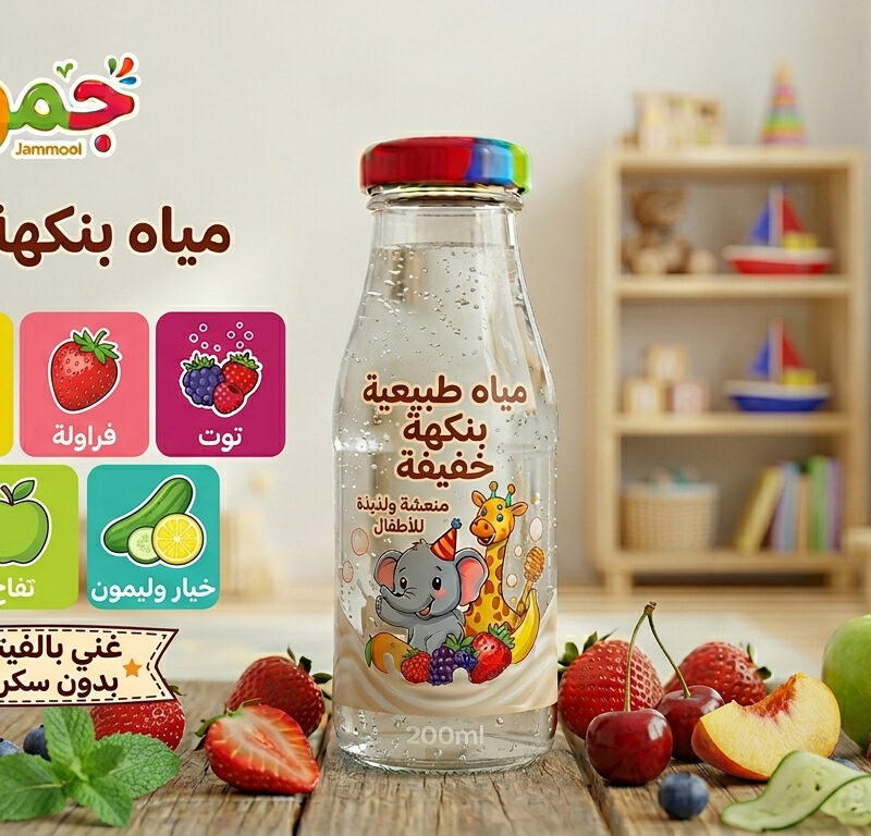 مياه بنكهة خفيفة