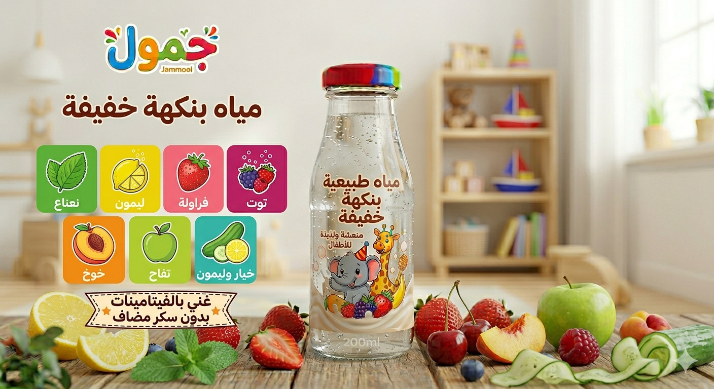مياه بنكهة خفيفة