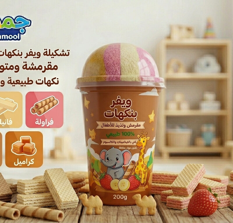 ويفر بنكهات